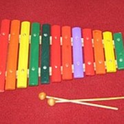 Детский деревянный музыкальный ксилофон на 12 клавиш.