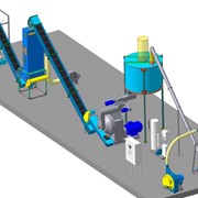 Линия гранулирования. Комбикормовый завод.