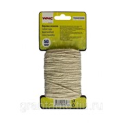 Веревка хлопковая для крепежа растений WMC TOOLS 50м фото