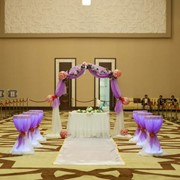 Свадебная арка и стойки световые фотография