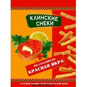 Сухарики ржаные по-сахалински со вкусом красной икры