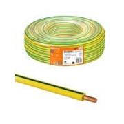 Провод ПуВнг (А) -LS 1х1,0 ГОСТ (100м), желто-зеленый TDM ELECTRIC SQ0124-0321 Провод ПуВнг(А)-LS 1х1,0 ГОСТ (100м), жел фото