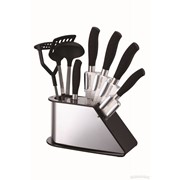 Набор ножей и кухонных принадлежностей PETERHOF 9 предметов (22382-PH)