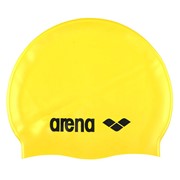 Шапочка для плавания ARENA Classic Silicone , арт.9166235, ЖЕЛТЫЙ, силикон фото