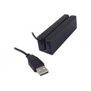 Ридер магнитных карт RU150, USB HID (КВ) (1,2 дорожки), черный фото