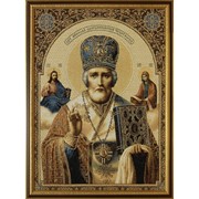Гобеленовая икона Николай Мирликийский
