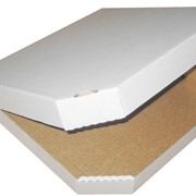 Цельные коробки для пиццы из микрогофрокартона 320*320*28 мм фото