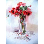 Картины цветов | Paintingsof flowers “Poppies“ фото