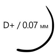 Черные ресницы для наращивания Enigma 0,07/D+/13 mm (16 линий) фото