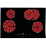 Варочная поверхность, электрическая, , Smeg, SE 2772 TC2, встраиваемая электрическая плита, электрическая панель врезная, встраиваемая бытовая техника, врезная электрическая плита, бытовые варочные поверхности фото