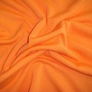 Вискоза с лайкрой морковный, ткани из натуральных и искусственных волокон фото