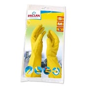 Перчатки резиновые Paclan S 6-6.5 жёлтые фото