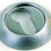 Накладка круглая, под евро цилиндр SILLUR CL S.CHROME хром матовый фото
