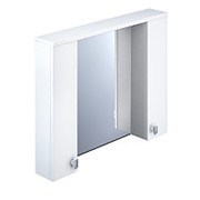 Шкаф-зеркало, 90 см, белый, Rise, IDDIS, RIS90W0i99 фото