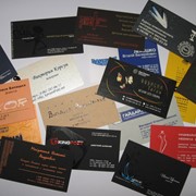 Изготовление визиток фото