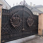Кованые ворота Премиум класса фото