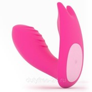 Розовый вагинально-клиторальный стимулятор MAGIC EIDOLON фото