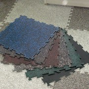 Съёмное покрытие - резиновая плитка EcoStep Puzzle