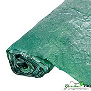Бумага жатая 70см*5м Астрид темно-зеленая серебро фото