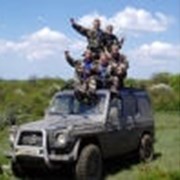 Экстримальные туры на джипах в крымских горах. Командные тренинги фотография