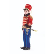 Карнавальный костюм для детей Батик Гусарский офицер детский, 30 (116 см) фотография