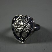 Кольцо “Ромео и Джульетта“ из серебра от WickerRing фотография