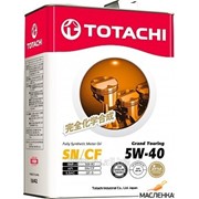Масло моторное синтетическое TOTACHI Grand Touring Fully Synthetic SN 5W40, 4л