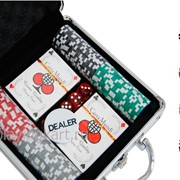 Покерный набор на 100 фишек с номиналом ГД4-100 фото