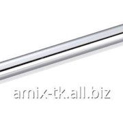 Ручка рейлинговая, Торец полукруглый - 384 матовый никель фотография