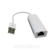 Адаптер USB 2.0 - Ethernet RJ45 (переходник, сетевая карта) фотография