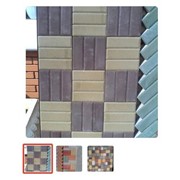 Мощение тротуарной плитки фото