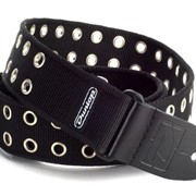 Гитарный ремень Dunlop D3819 BK Grommet Black