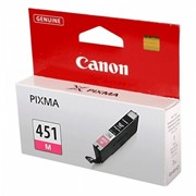 Картридж струйный CANON (CLI-451M) Pixma iP7240 и другие, пурпурный, оригинальный, 6525В001 фотография