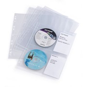 Карманы с перфорацией для CD/DVD дисков Прозрачный