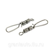Вертлюг двойной с застежкой Owner 52459 №18 Sinker Hook W Crane 8 штук ow-52459-18 фото