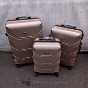Набор из 3 чемоданов Freedom бронзовый фотография