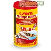 Sera shrimps natural - корм сера шримпс натурал для креветок в пресноводных и морских аквариумах фото