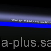 Труба ПЭ 110 тс 6,3 мм SDR 17,6 (9,5 бар) отрезки 6 м и 12 м фото