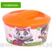 Шкатулка Уфа “44 котенка“ круглая М7664 фото