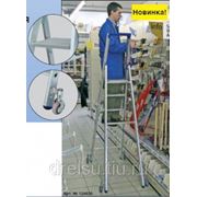 Лестницы-стремянки алюминиевые профессиональные Krause STABILO с 7 ступенями, передвижная 124647 фотография