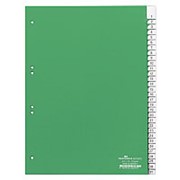 Durable Разделитель Durable, 1-31, А4, с запаянными табуляторами на 31 раздел, перфорация Зеленый фотография