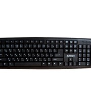 C-011K A4Tech PS/2 клавиатура, Цвет: Чёрный