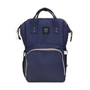 Сумка-рюкзак для мамы Baby Mo с USB, темно-синий фотография