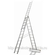 Трехсекционная лестница эйфель тл3х14 и фото