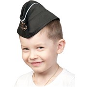 Аксессуар для праздника Карнавалофф Пилотка ВМФ с кантом черная, 53-55 см