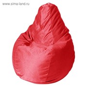 Кресло - мешок «Капля M», диметр 100 см, высота 140 см, цвет красный фото