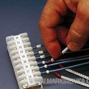 Пластиковые клипсы для маркировки кабеля и провода фото