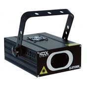 Дискотечный зеленый лазер с режимом звуковой активации и управлением DMX Koollight G-storm фото