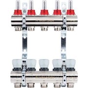 Коллекторная группа с расходомерами и регул.клапанами в сборе PF 1“*3/4“М(8) MB 800.8 фото