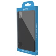Чехол клип-кейс PERO софт-тач для Samsung Galaxy Note 10 Lite черный фото